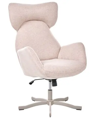 Swivel Armchair SONDERBY Fabric Beige - Living Room