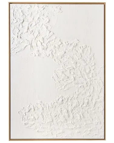 Canvas CLIFDEN Abstract Motif White - Home Accessories