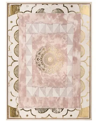Canvas CALLAN Abstract Motif Gold - Home Accessories