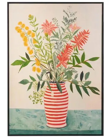 Canvas WEXFORD Floral Motif Multicolour - Home Accessories