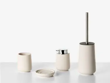 4-Piece Bathroom Accessories Set SUCHES Beige