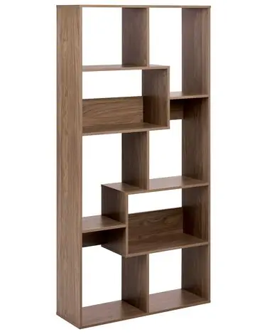 6 Tier Bookcase CHATEH 180 cm Brown - Home Office