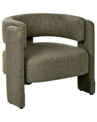 Armchair MAGGEBY Fabric Green - Living Room