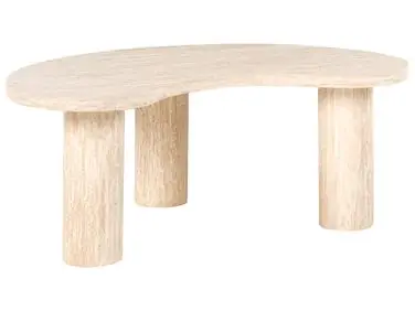 Coffee Table NOMA 52 cm 90 cm Travertine Effect Travertine Effect - Garden & Balcony