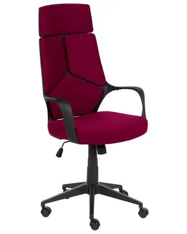 Silla de oficina DELIGHT Borgoña