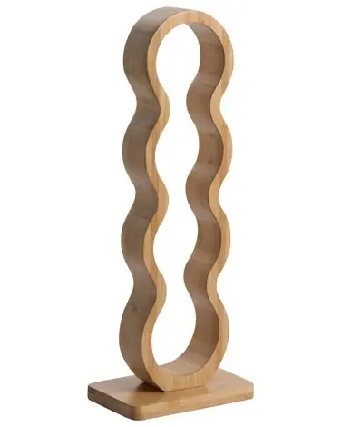 Wine Rack CERISE Bamboo Light Brown - Home Accessories