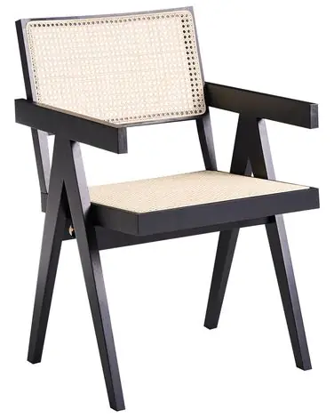 Silla de comedor WESTBROOK Madera Negro