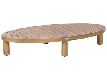 Garden Coffee Table NUMANA 140 cm 70 cm Acacia Wood Light Brown - Garden & Balcony