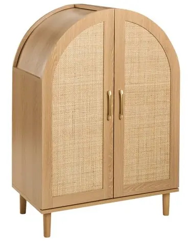 Shoe Storage Cabinet BICHENO Light Brown - Hallway