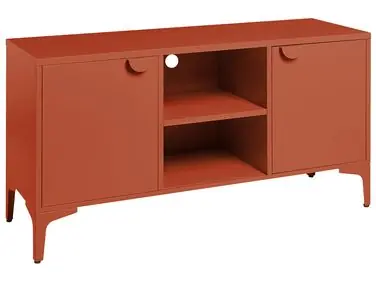 TV Stand ARDURA Metal Golden Brown - Living Room