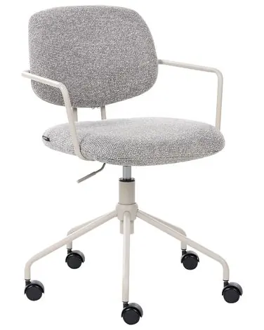 Silla de oficina RIPLEY Tela Gris