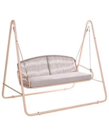 Columpio NORCIA Metal Beige - Jardín y balcón