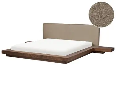 Waterbed Boucle ZEN 180 x 200 cm (EU Super King) Brown Ash Wood - Bedroom