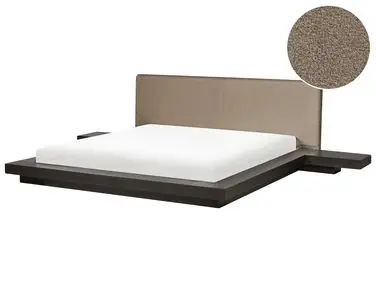 Waterbed Boucle ZEN 180 x 200 cm (EU Super King) Dark Ash Wood - Bedroom