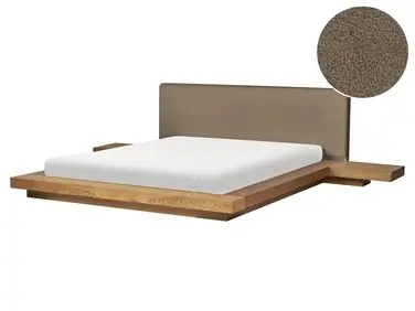 Waterbed Boucle ZEN 160 x 200 cm (EU King Size) Natural Ash Wood - Bedroom