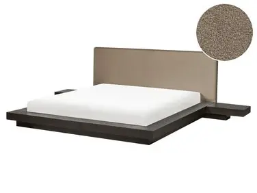 Waterbed Boucle ZEN 160 x 200 cm (EU King Size) Dark Ash Wood - Bedroom