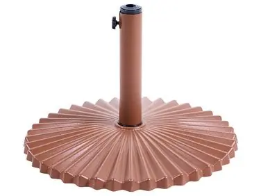 Base para sombrilla CAREZZA Marrón Redonda 21 kg - Jardín y balcón