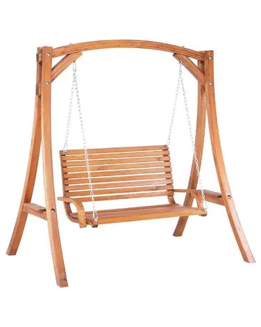 Columpio NOVARA Madera de alerce Marrón - Jardín y balcón