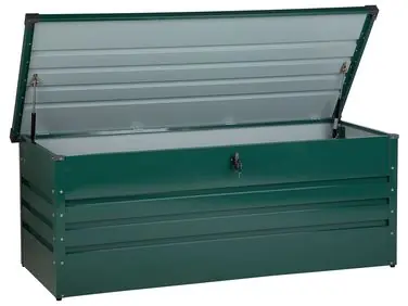 Arcón CEBROSA 165 cm 70 cm Verde oscuro - Jardín y balcón
