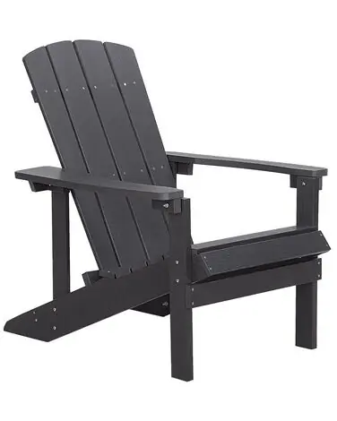 Garden Chair ADIRONDACK Dark Grey - Garden & Balcony