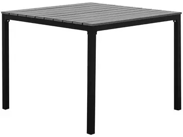 Mesa de jardín PRATO 95 cm 95 cm Gris - Jardín y balcón