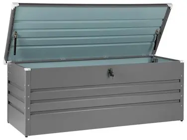 Arcón CEBROSA 165 cm 70 cm Gris - Jardín y balcón