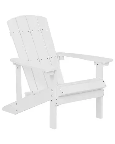 Silla de jardín ADIRONDACK Blanco - Jardín y balcón