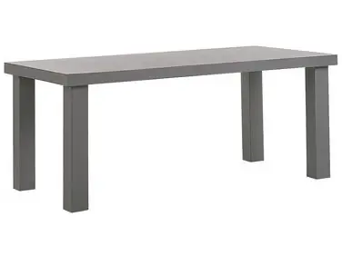Mesa de jardín TARANTO 180 cm 90 cm Cemento Gris - Jardín y balcón