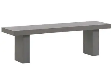 Banco de jardín TARANTO 150 cm Cemento Gris - Jardín y balcón