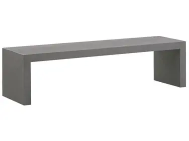 Garden Bench TARANTO 150 cm Concrete Grey - Garden & Balcony