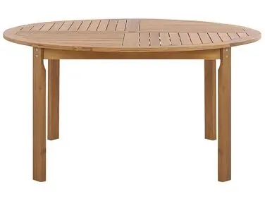 Mesa de jardín TOLVE 150 cm 150 cm Madera de acacia Marrón - Jardín y balcón