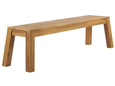 Banco de jardín LIVORNO 169 cm Madera de acacia Marrón - Jardín y balcón