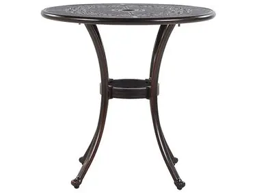 Bistro Table BOVINO 65 cm 65 cm Metal Dark Brown - Garden & Balcony