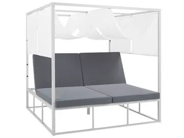Cama de exterior PALLANZA Metal Blanco - Jardín y balcón