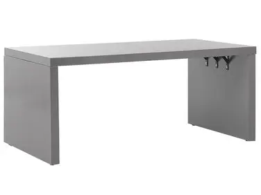 Mesa de jardín TARANTO 180 cm 90 cm Cemento Gris - Jardín y balcón