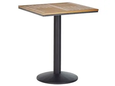 Bistro Table PALMI 60 cm 60 cm Wood-like Brown