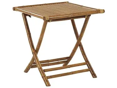 Bistro Table MOLISE 70 cm 70 cm Bamboo Brown - Garden & Balcony