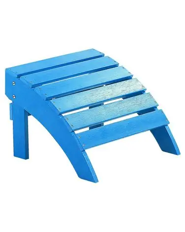 Reposapiés de jardín ADIRONDACK Azul - Jardín y balcón
