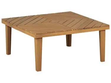 Garden Coffee Table BARATTI 70 cm 70 cm Acacia Wood Brown - Garden & Balcony