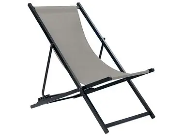 Hamaca plegable LOCRI II Metal Gris - Jardín y balcón