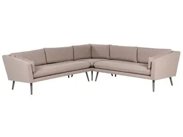 Sofá esquinero de jardín 5 plazas LORETELLO Beige - Jardín y balcón