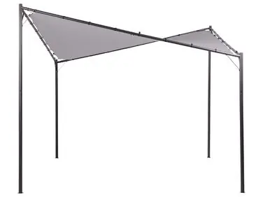 Cenador AVENTINE Metal 300 cm 300 cm Gris - Jardín y balcón