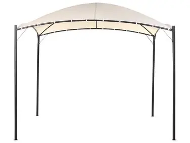 Cenador VOMERO Metal 305 cm 305 cm Beige - Jardín y balcón