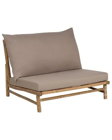 Silla de jardín TODI Bambú Gris pardo - Jardín y balcón