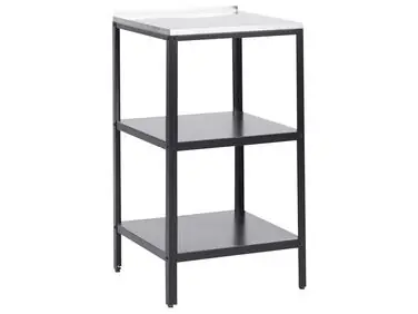 Isla de cocina exterior VILAMA Negro Metal - Jardín y balcón