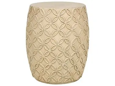 Mesa auxiliar ZOGNO 33 cm 33 cm Beige claro - Jardín y balcón