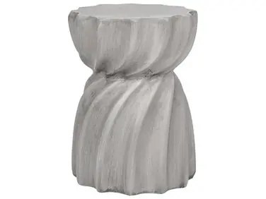 Side Table ALGUA 35 cm 35 cm Grey - Garden & Balcony
