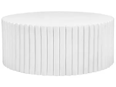 Mesa de centro POZZA II 117 cm 117 cm Blanco - Jardín y balcón