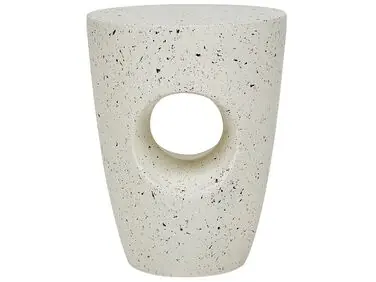 Mesa auxiliar EDOLO 37 cm 37 cm Efecto terrazo Terrazo blanco - Jardín y balcón