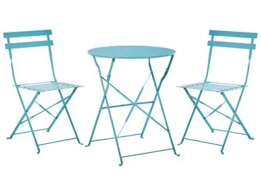 Conjunto de balcón plegable FIORI Metal Azul verdoso - Jardín y balcón